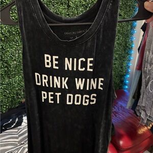 Grayson Threads Charcoal Dog Lover Tank